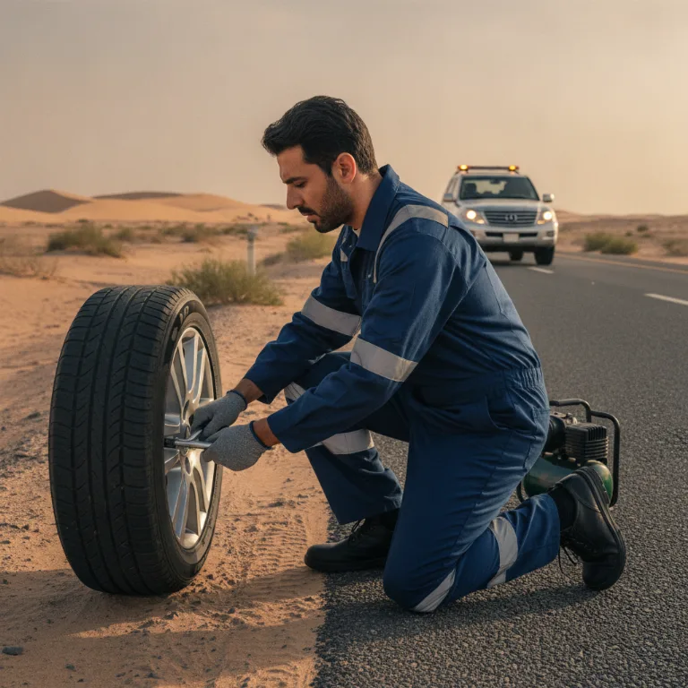 مساعدة على الطريق خدمة في مجمع دبي للاستثمار